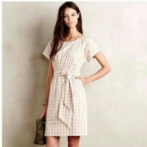 Gingham print dress